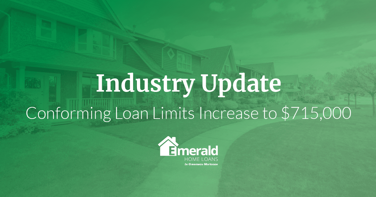 conforming loan limit increase announcement